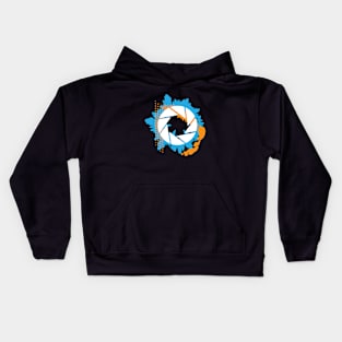 Portal Abstract Aperture Kids Hoodie